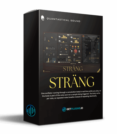 Quantastical Sound STRANG 2 organic convolution synthesizer plugin interface